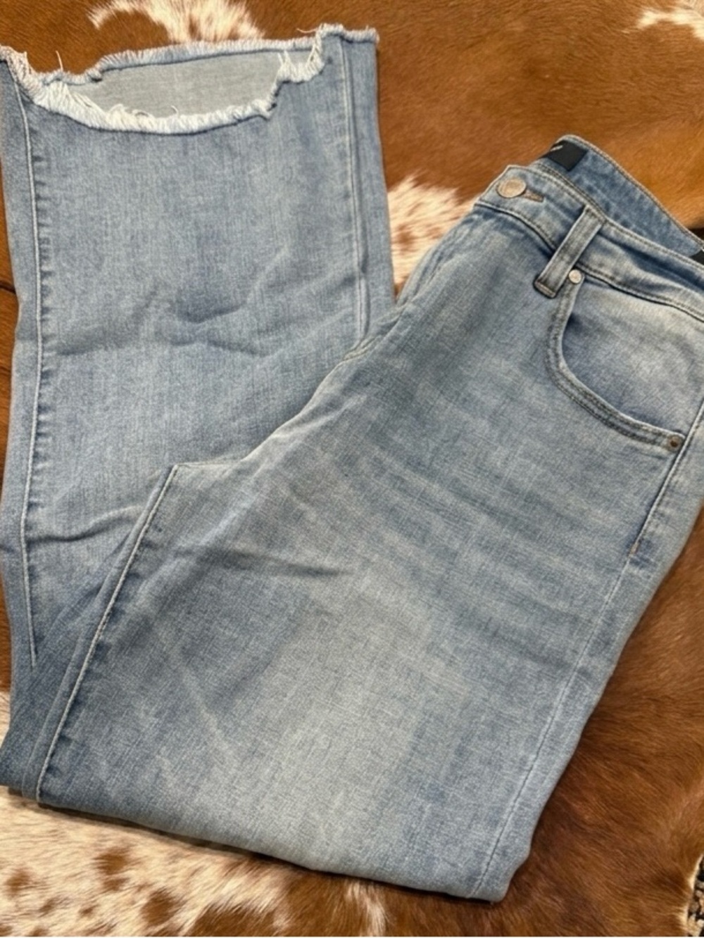 Liverpool Los Angeles Stride Hugh Rise Crop Wide Leg Eco Jeans